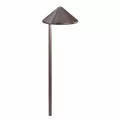 Path Light, 1.5 W Wedge S8 3156K LED Textured Architectural Bronze Aluminum 6" x 19.5"