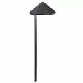 Path Light, 1.5 W Wedge S8 3156K LED Textured Black Aluminum 6" x 19.5"