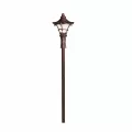 Path Light, 1 W Wedge T5 LED Aged Bronze Aluminum