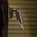 Down Light, 7.2 W Bi-Pin MR-16 Incandescent Textured Architectural Bronze Aluminum Long Cowl Mini