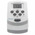 Transformer Timer, 2.75" x 2" x 4.5" White Plastic For All Plus and Professional Series 120 V Transformers, 12 V Landscape Light Digital