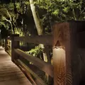 Deck Light, 0.86 W 3000K Integrated LED Textured Tannery Bronze Aluminum Hammered Roof