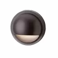 Deck Light, 0.86 W 3000K Integrated LED Textured Architectural Bronze Aluminum Half Moon