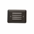 0.86 W 2700K Integrated LED Textured Architectural Bronze Aluminum Louvered Mini Step Light | KIC15782AZT27R