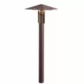 3.8 W 2700K Integrated LED Textured Architectural Bronze Aluminum 8" x 26.5" Path Light | KIC15803AZT27R