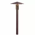 3.8 W 3000K Integrated LED Textured Architectural Bronze Aluminum 8" x 26.5" Path Light | KIC15803AZT30R