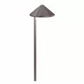 4.3 W 3000K Integrated LED Textured Architectural Bronze Aluminum Side Mount Path Light | KIC15815AZT30R