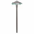 4.3 W 3000K Integrated LED Textured Architectural Bronze Aluminum 30" Wire Path Light | KIC15817AZT30R