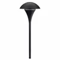 Path Light, 75 W Medium A19 Incandescent Textured Black Aluminum