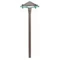 Path Light, 2.3 W Wedge S8 3156K LED Textured Architectural Bronze Aluminum 7" x 22"