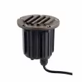 In-Ground Light, 7.2 W Bi-Pin MR-16 Incandescent Centennial Brass with Brass Rock Guard