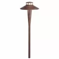 3.8 W 3000K Integrated LED Textured Tannery Bronze Aluminum Path Light | KIC15801TZT30R