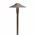 4.3 W 3000K Integrated LED Textured Architectural Bronze Aluminum Short Dome Path Light | KIC15811AZT30R