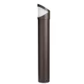 3.57 W 2800K LED Textured Architectural Bronze Aluminum Side Throw Bollard Light | KIC16132AZT28