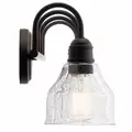 300 W Medium A19 Incandescent Olde Bronze Steel Vanity Light | KIC45974OZ