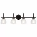 300 W Medium A19 Incandescent Olde Bronze Steel Vanity Light | KIC45974OZ