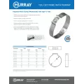 3/4" 300 Stainless Steel KSC Series Keystone with Mechanical Attachment Pinch Clamp | MURKSC325600P100
