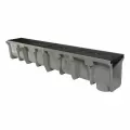 48" x 10" x 3.99" Light Gray Neutral Channel Drain Section | NDDDS090N