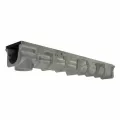 48" x 6" x 3.99 - 4.34" Light Gray Channel Drain Section | NDDDS091