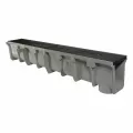 48" X 10" X 4.67 - 5" Light Gray Channel Drain Section |  DS-093