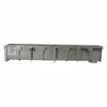 48" x 10" x 6.69 - 7.02" Light Gray Channel Drain Section | NDDDS099