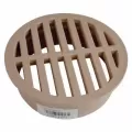 4" Round Sand Flat Drain Grate | NDS13S