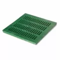18" x 18" Square Green Catch Basin Flat Drain Grate | NDS1812
