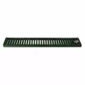 2' Rectangular Hdpe Green Flat Channel Drain Grate |  242