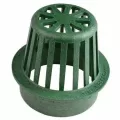 4" Round Green Drain Atrium Grate | NDS75