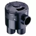 1-1/4" x 1" Slip ABS 25 - 75 psi 4000 Series 6-Outlet 6 Zone Indexing Valve | KRM4606