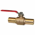 1" Insert Barb Lead-Free Brass Ball Valve | MRLBBVI100