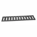 2' Rectangular Galvanized Flat Channel Drain Grate | NDDDS221