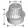 6" Round Black Drop-In Atrium Grate | NDS0663SDB