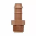 1/2" MPT For 17 mm 0.56 - 0.6" ID Techline EZ Dripline Adapter | NETTL050MA