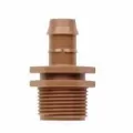 3/4" MPT For 17 mm 0.56 - 0.6" ID Techline EZ Dripline Adapter | NETTL075MA