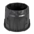 13.75" x 10" Round Black Body Valve Box Only | RBBVB10RNDB