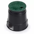 Rain Bird PVB 6" Round Valve Box with Green Lid | RBBPVB6RND