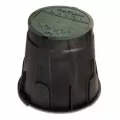 Rain Bird VB 7" Round Valve Box with Green Lid | RBBPVB7RND