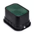 Rain Bird PVB Standard Rectangular Valve Box with Green Lid | RBBPVBSTD