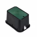 Rain Bird PVB Mini-Standard Rectangular Valve Box with Green Lid | RBBPVMST