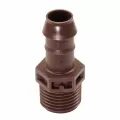 17 mm x 1/2" Barb x MPT Plastic XF Series Adapter | RBXXFFMA050