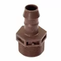17 mm x 3/4" Barb x MPT Plastic XF Series Adapter | RBXXFFMA075