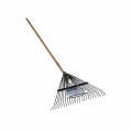 54" Hardwood Handle 24" Blade Spring 24 Tine Heavy-Duty Brace Rake | STR40912