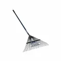 54" Blue, Powder Coated Aluminum Handle 24" Blade Spring 24 Tine ProGrade Brace Rake | STR40924