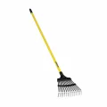 48" Yellow, Vinyl Coated Steel Handle 8" Pro-Flex Shrub Rake | STR43309