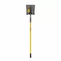 9.5" x 11.5" Blade 14 ga Yellow Professional Grade Fiberglass Handle SquareForward Turned Step Perforated Point Shovel | STR49502