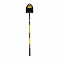 9.5" x 11.5" Blade 14 ga Premium Fiberglass Handle Round Forward Turned Step Point Shovel | STRS600