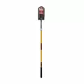 5" Blade Yellow Premium Fiberglass Handle Trenching/Cleanout Forward Turned Step Shovel | STRS702