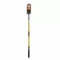 4" Blade 11 ga Yellow Premium Fiberglass Handle Trenching/Cleanout Forward Turned Step Shovel | STRS703