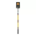 7.5" x 12" Blade 14 ga Premium Fiberglass Handle Garden Rear Rolled Step Spade Shovel | STRS705
